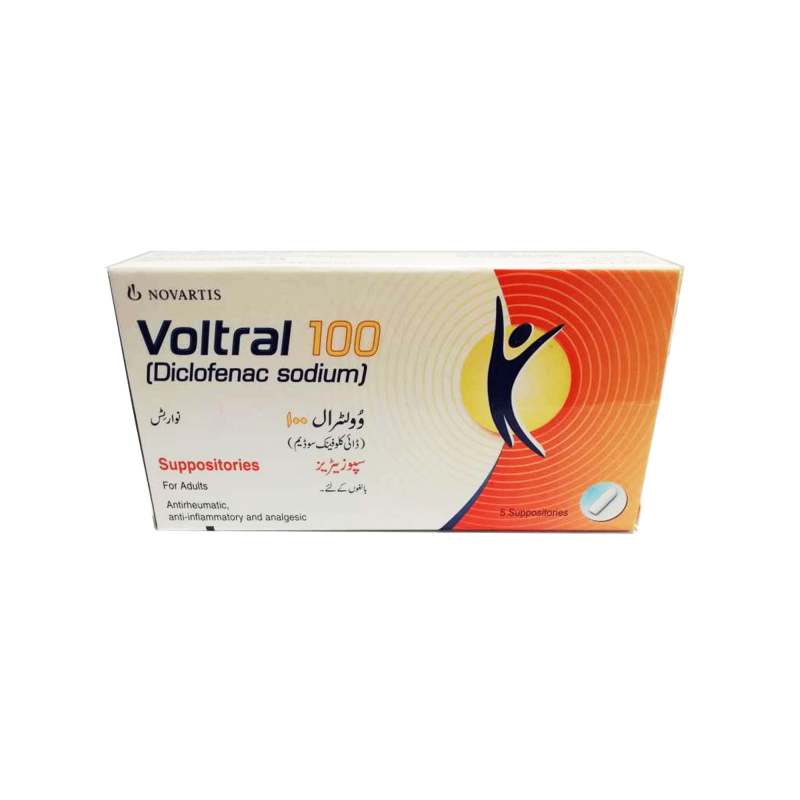 Voltral 100mg suppositories